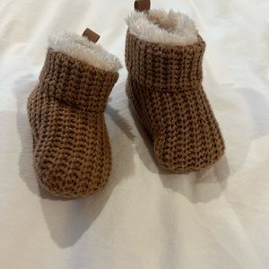 Fleece lined booties